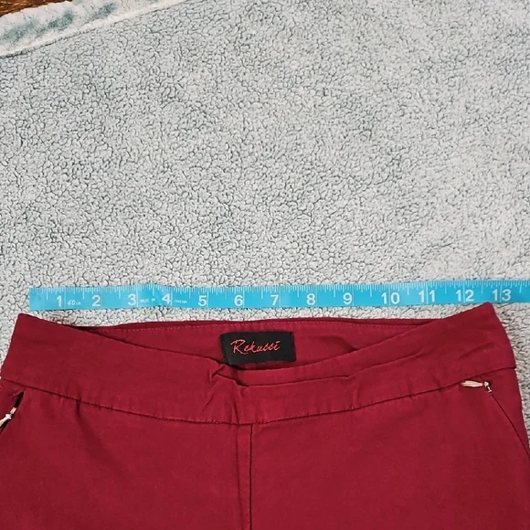 Chic Burgundy Trousers - Picture 6 of 11